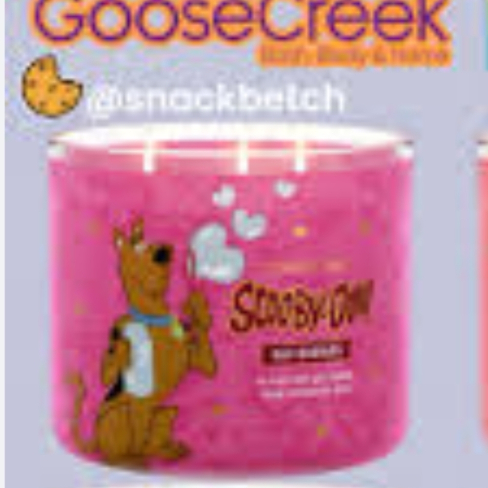 Goose Creek Scooby-Doo Ruv Bubble's Scented 3 Wick Candle NWT